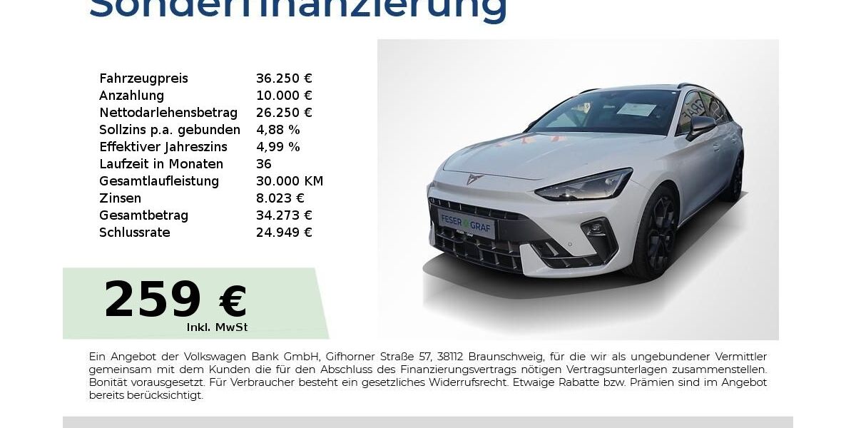 Cupra Leon 17.500 km 35.650 &euro; Lauf an der Pegnitz 91207