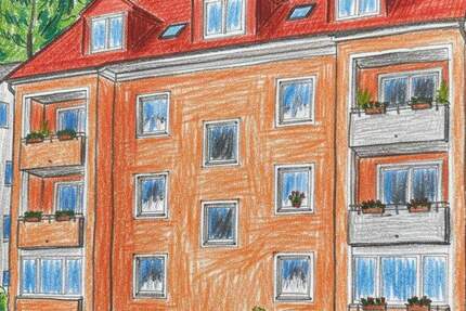 Wohnen mit Weitblick - Dachgeschosswohnung mit Galerie und Loggia 3 zimmer