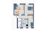 Etagenwohnung Nürnberg Langwasser - 3 Zimmer, 59 m&sup2;, 410&euro; | Angebot:26180754