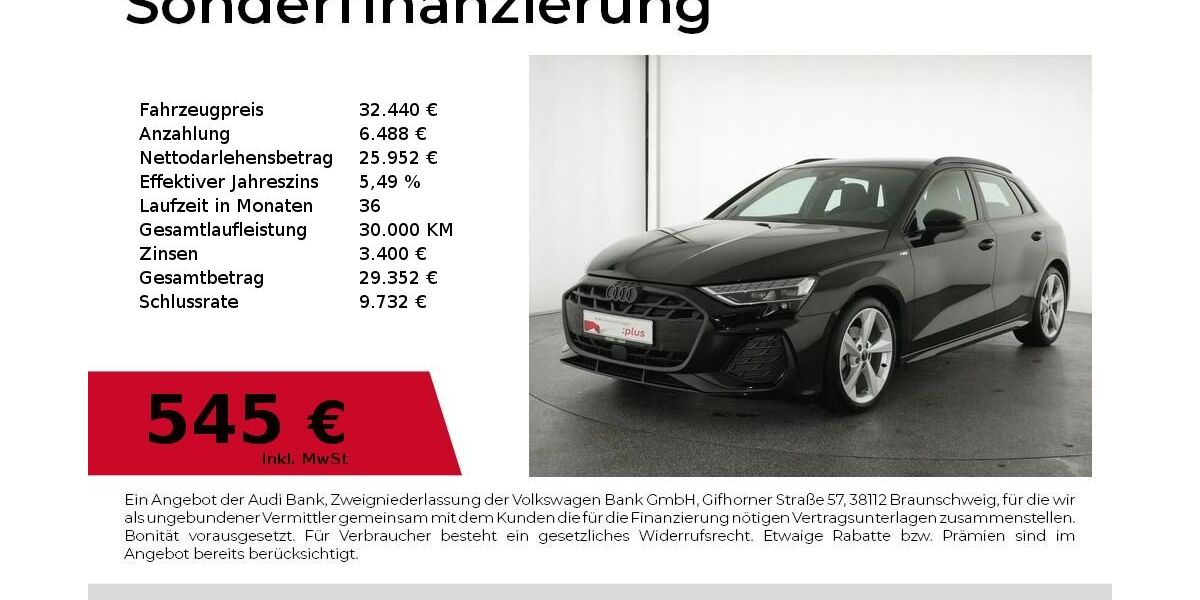 Audi A3 13.400 km 32.440 &euro; Nürnberg 90441