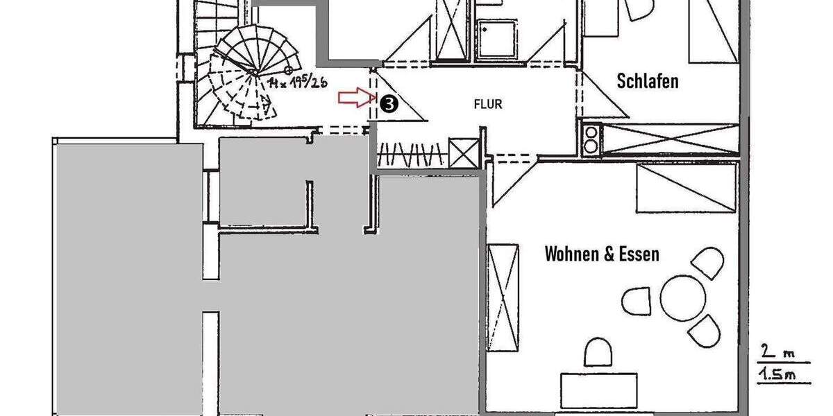 Etagenwohnung Möhrendorf - 2 Zimmer, 60 m&sup2;, 780&euro; | Angebot:26318217