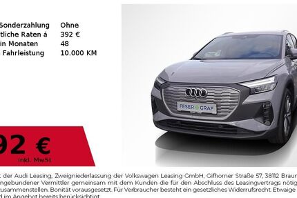 Audi Q4 e-tron 8.001 km 42.990 € Erlangen 91058