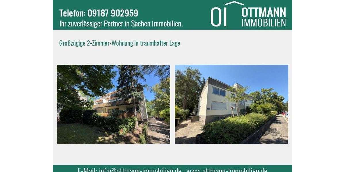 Etagenwohnung Nürnberg Erlenstegen - 2 Zimmer, 73 m&sup2;, 291.500&euro; | Angebot:27242711
