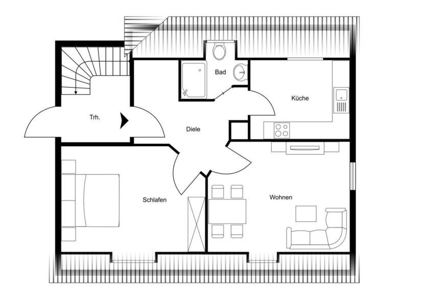 Toprendite! Charmante Kapitalanlage in saniertem Baudenkmal! 2 zimmer