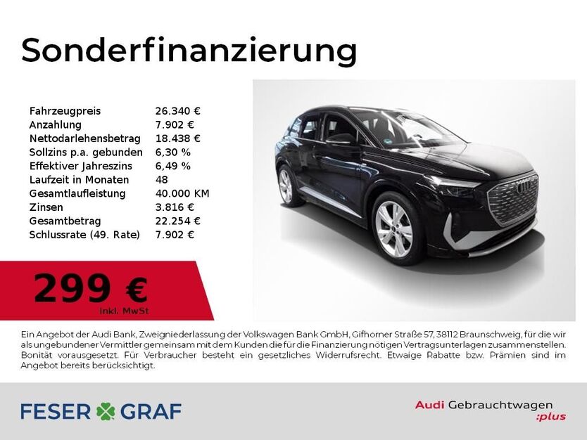 Audi Q4 e-tron 31.700 km 26.340 € Nürnberg 90411
