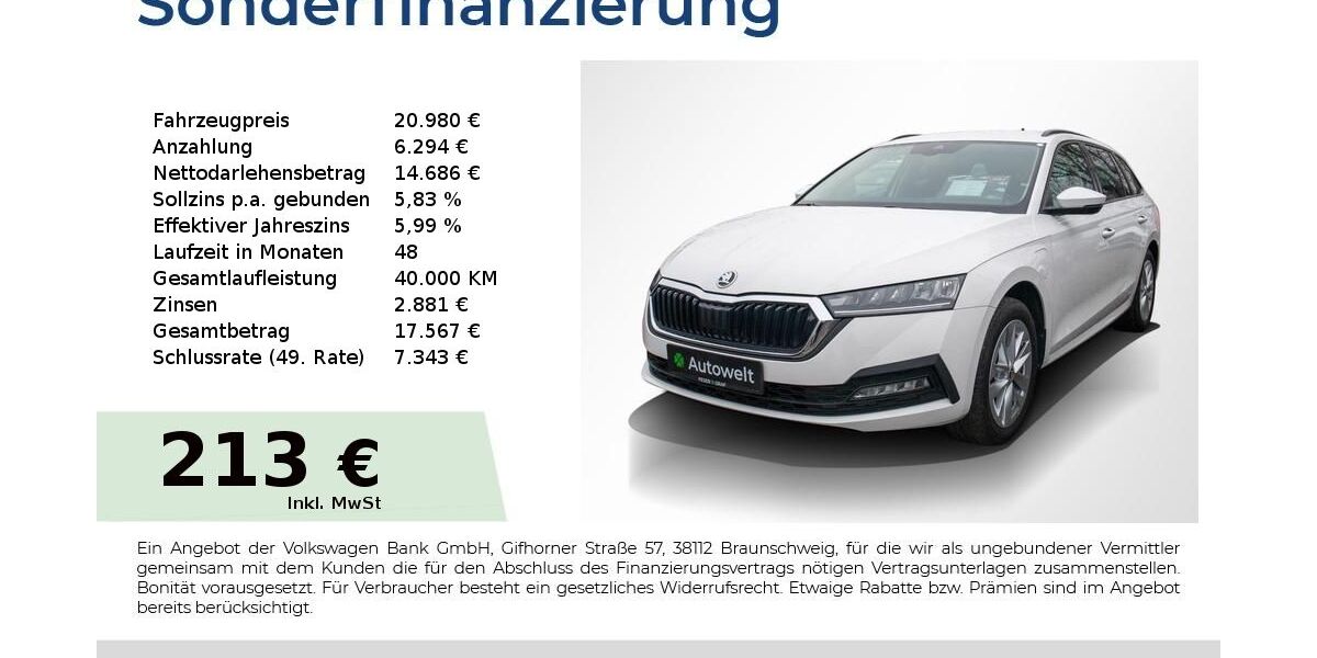 Skoda Octavia 88.950 km 20.580 &euro; Nürnberg 90431