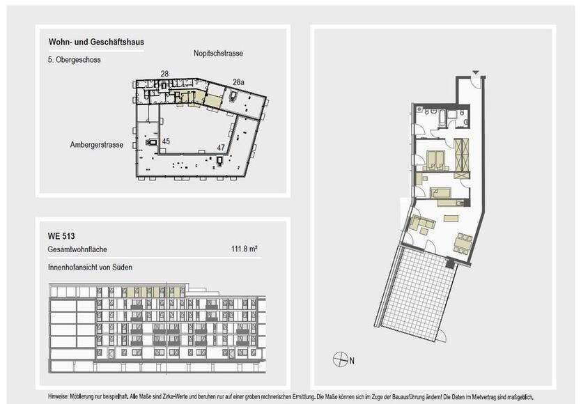 2 Nettokaltmieten frei! *3-Zimmer-Penthouse mit großzügiger Dachterrasse in Nürnberg- Hohe Marter* zimmer
