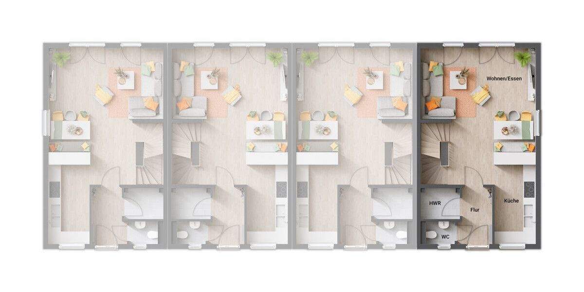 Reihenendhaus Forchheim - 5 Zimmer, 141 m&sup2;, 660.194&euro; | Angebot:24972287