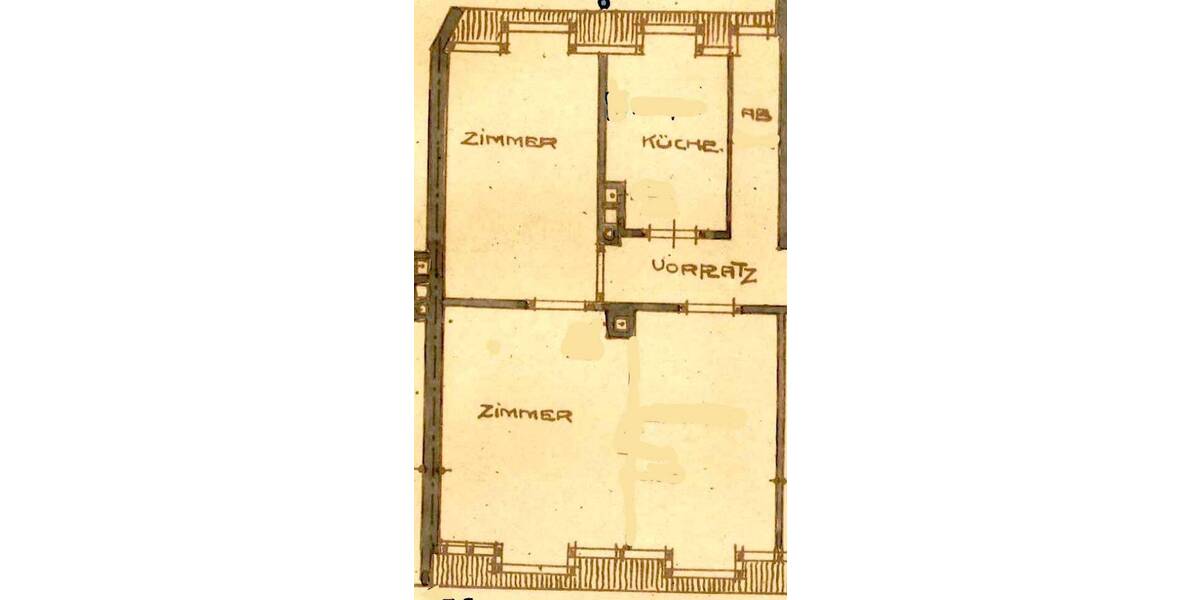 Etagenwohnung Nürnberg Gibitzenhof - 2 Zimmer, 55 m&sup2;, 159.000&euro; | Angebot:26833721