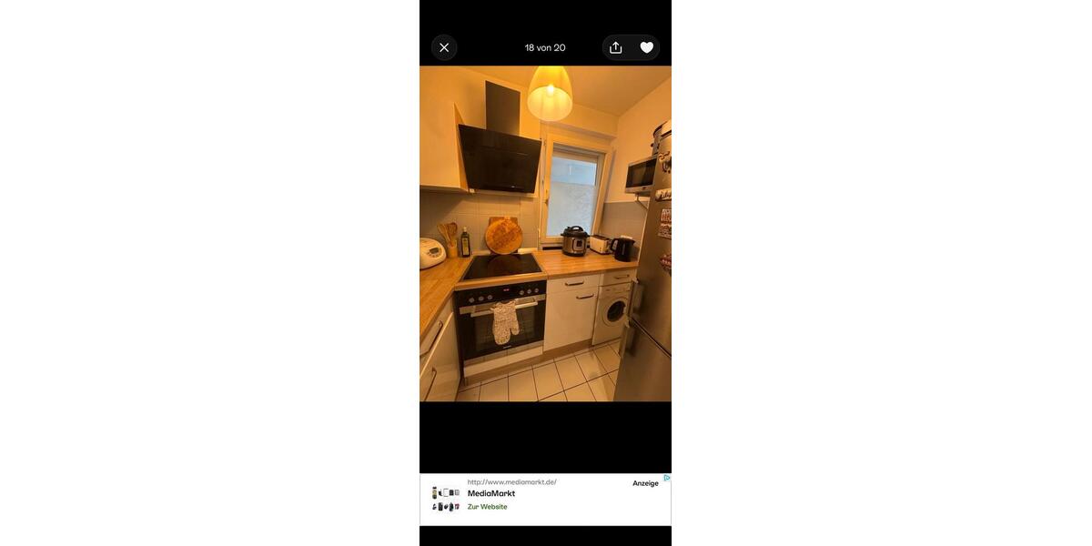 Erdgeschoßwohnung Nürnberg Kleinweidenmühle - 2 Zimmer, 42 m&sup2;, 880&euro; | Angebot:27607528