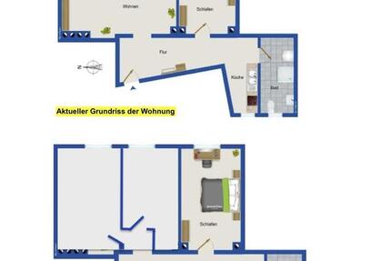 Komplett renovierte 2-Zimmer-Wohnung 2 zimmer