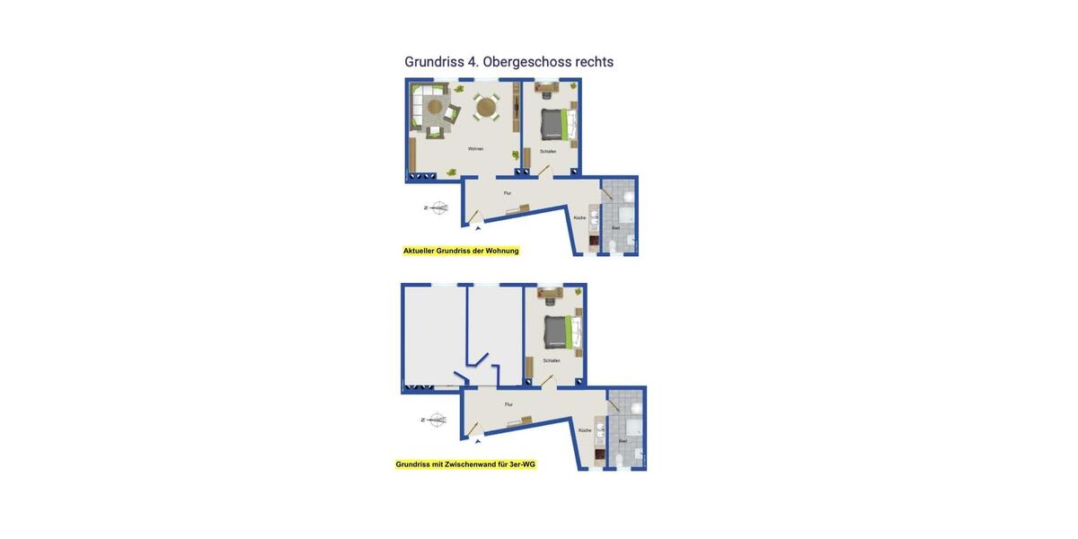 Komplett renovierte 2-Zimmer-Wohnung 2 zimmer