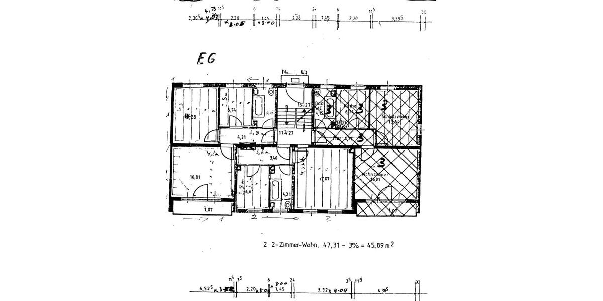 Erdgeschoßwohnung Nürnberg Gaismannshof - 3.5 Zimmer, 80 m&sup2;, 333.000&euro; | Angebot:27222675