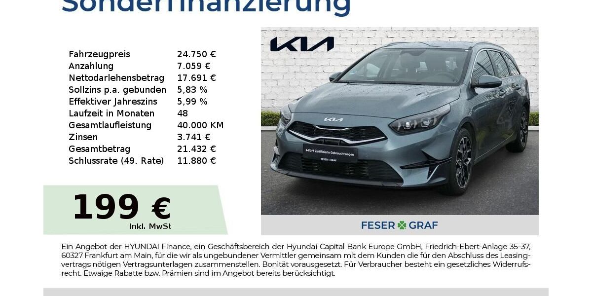 Kia ceed Sportswagon 6.109 km 24.750 &euro; Roth 91154