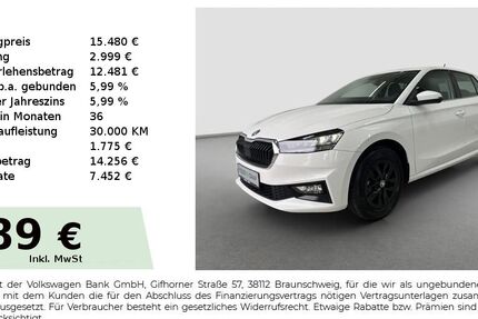 Skoda Fabia 58.300 km 15.480 &euro; Fürth 90763