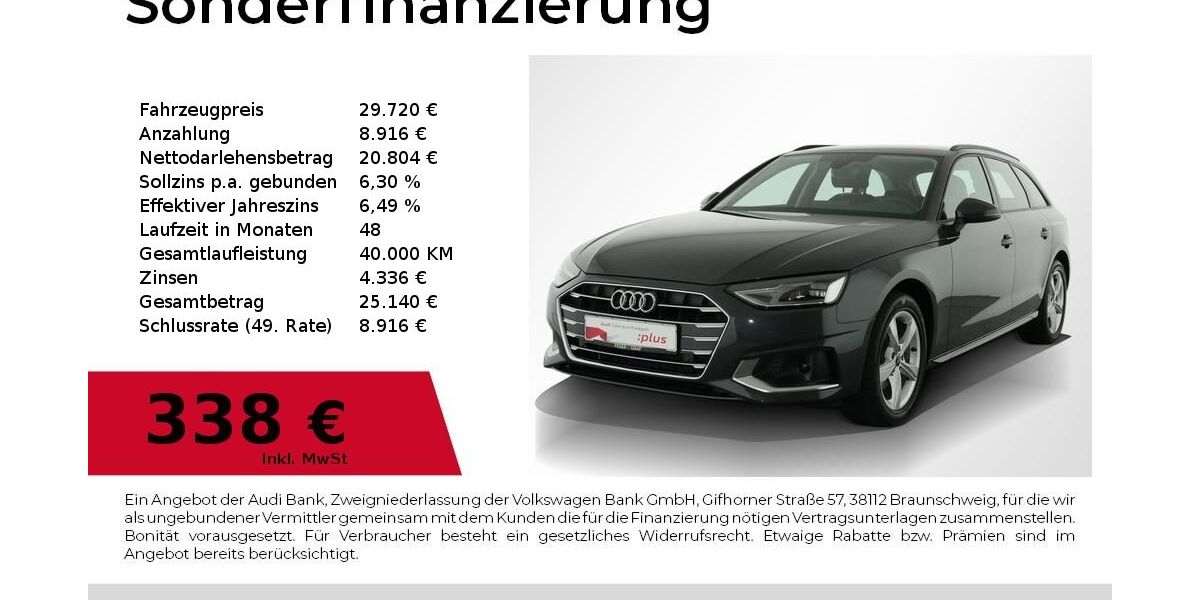 Audi A4 20.465 km 29.480 &euro; Nürnberg 90411