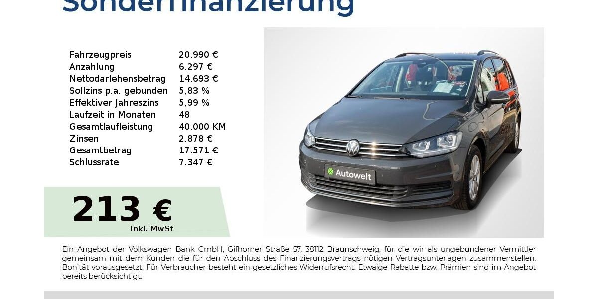 VW Touran 142.750 km 20.440 &euro; Nürnberg 90431