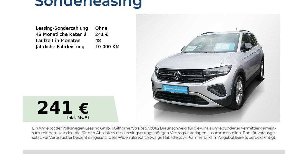 VW T-Cross 25.950 km 21.880 &euro; Erlangen 91058