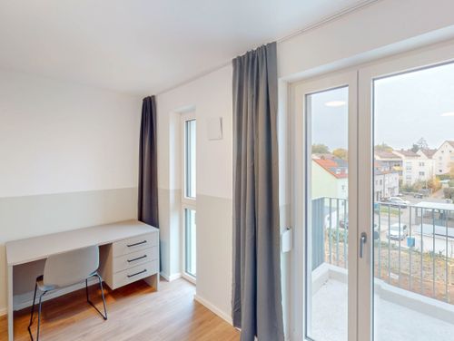 Toll geschnittenes 1-Zimmer-Apartment im Lichtenreuth Quartier zimmer