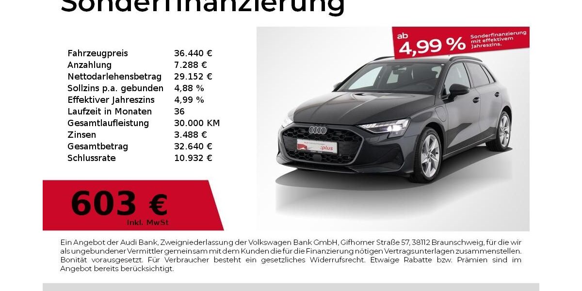 Audi A3 4.053 km 36.440 &euro; Nürnberg 90441