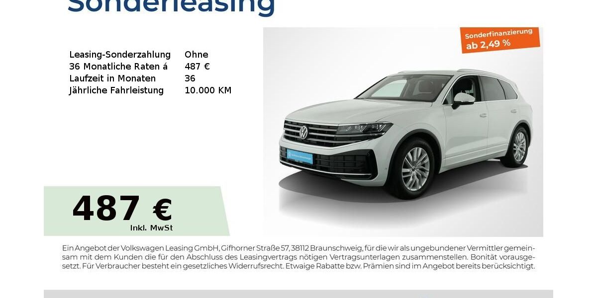 VW Touareg 25.409 km 53.306 &euro; Nürnberg 90411