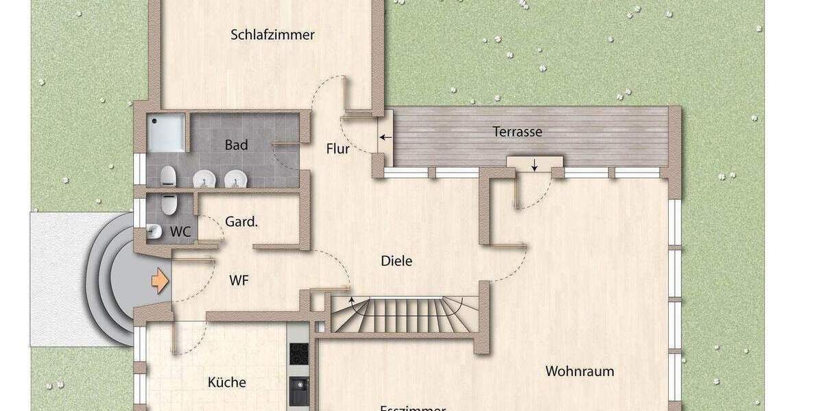 Bungalow Schwaig bei Nürnberg Schwaig - 5 Zimmer, 192 m&sup2;, 1.250.000&euro; | Angebot:26228601