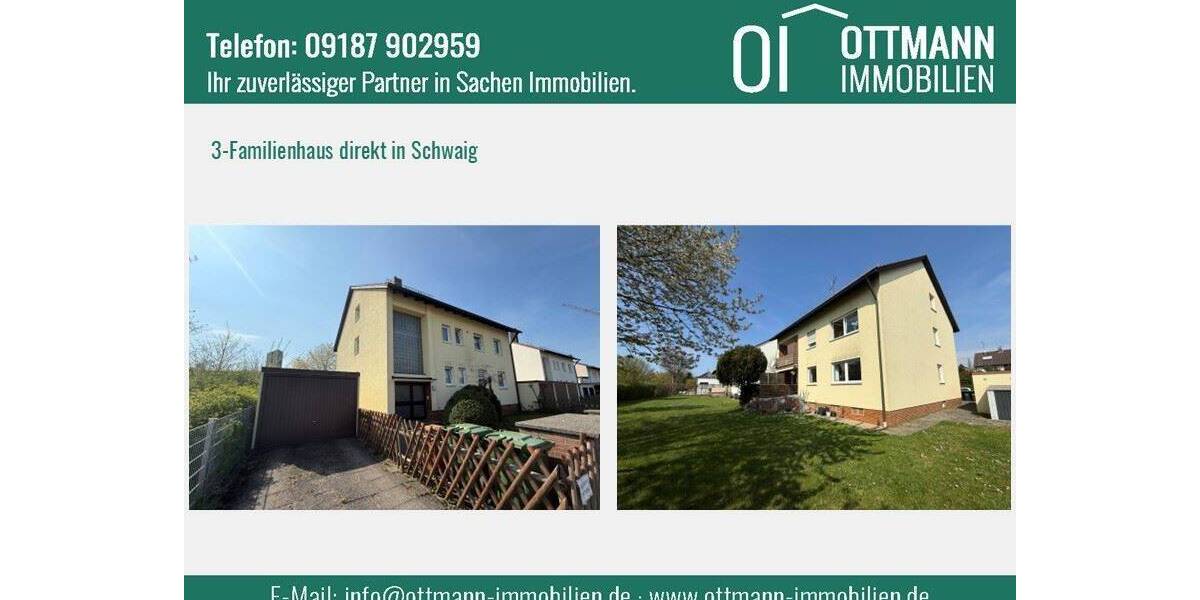 Mehrfamilienhaus, Wohnhaus Schwaig b. Nürnberg Schwaig - 9 Zimmer, 688.000&euro; | Angebot:26246705