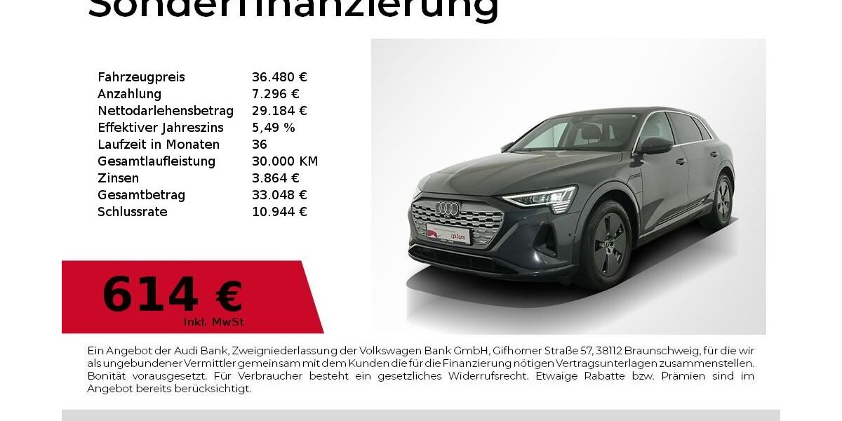 Audi Q8 e-tron 104.554 km 35.880 &euro; Nürnberg 90441
