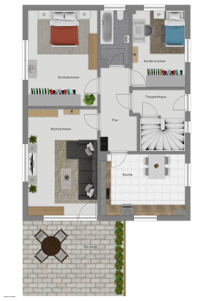 Hier lohnt sich ein zweiter Blick! Ein- oder Zweifamilienhaus mit Doppelgarage in Unterferrieden