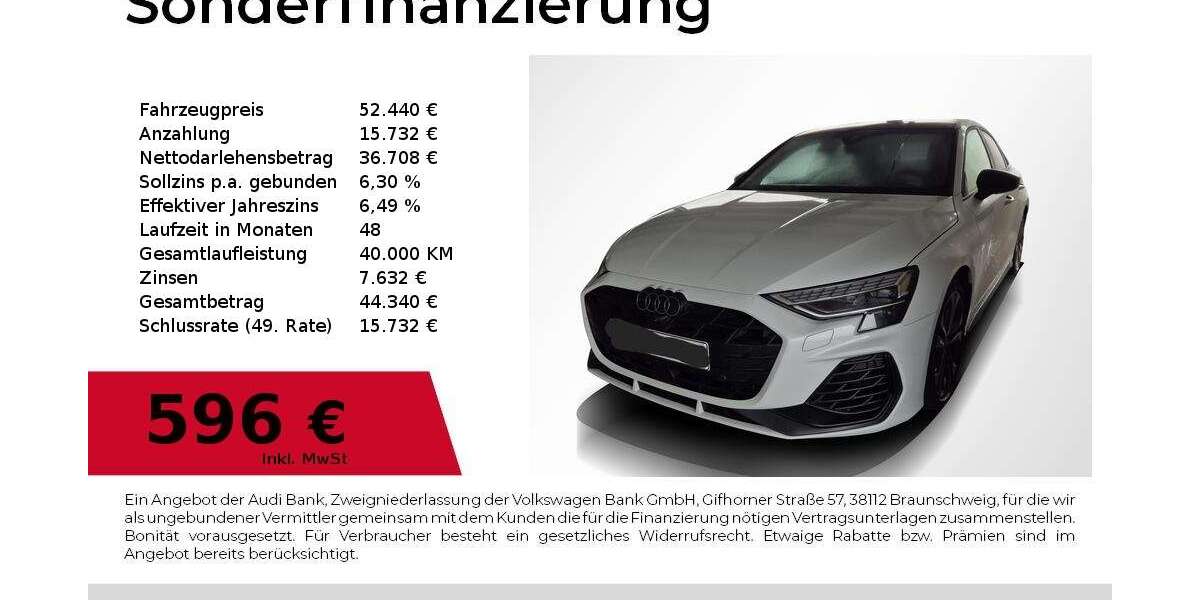 Audi S3 8.400 km 52.440 &euro; Nürnberg 90411