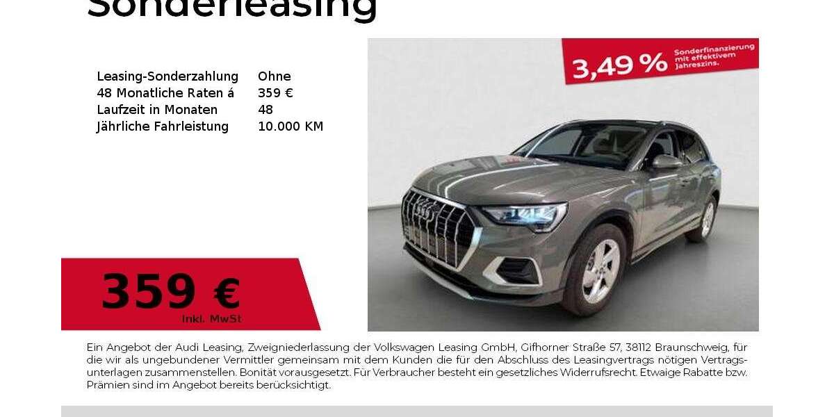 Audi Q3 3.190 km 36.980 &euro; Fürth 90763