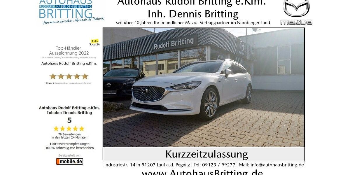Mazda 6 29.000 km 34.590 &euro; Lauf 91207