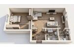 Etagenwohnung Fürth Südstadt - 2 Zimmer, 44 m&sup2;, 660&euro; | Angebot:27568022