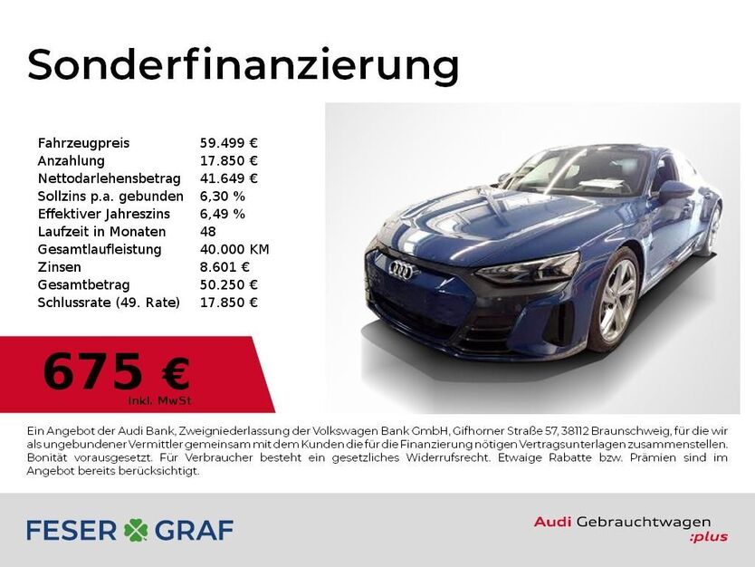Audi e-tron GT 48.990 km 58.480 € Nürnberg 90411