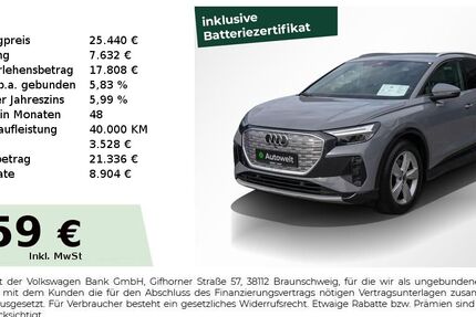 Audi Q4 e-tron 119.850 km 24.440 &euro; Nürnberg 90431