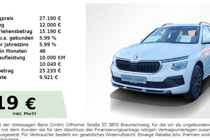 Skoda Kamiq 10.000 km 24.770 &euro; Fürth 90763