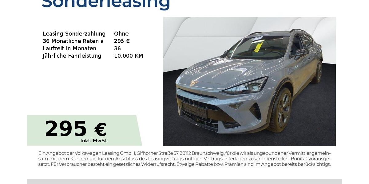 Cupra Formentor 16.150 km 32.880 &euro; Forchheim 91301