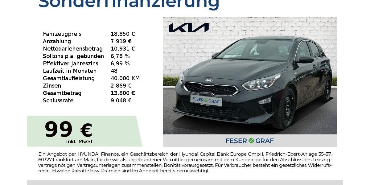 Kia ceed / Ceed 15.931 km 18.850 &euro; Roth 91154
