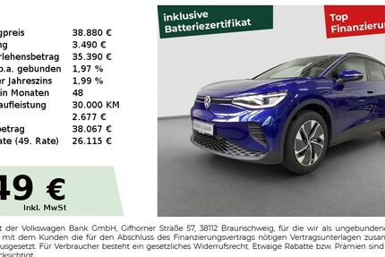 VW ID.4 2.802 km 38.880 € Fürth 90763