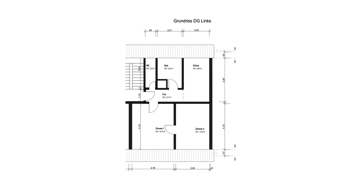 Etagenwohnung Nürnberg Muggenhof - 2 Zimmer, 52 m&sup2;, 730&euro; | Angebot:26902427