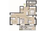 Etagenwohnung Erlangen / Bruck Bruck - 3 Zimmer, 90 m&sup2;, 1.630&euro; | Angebot:26439303