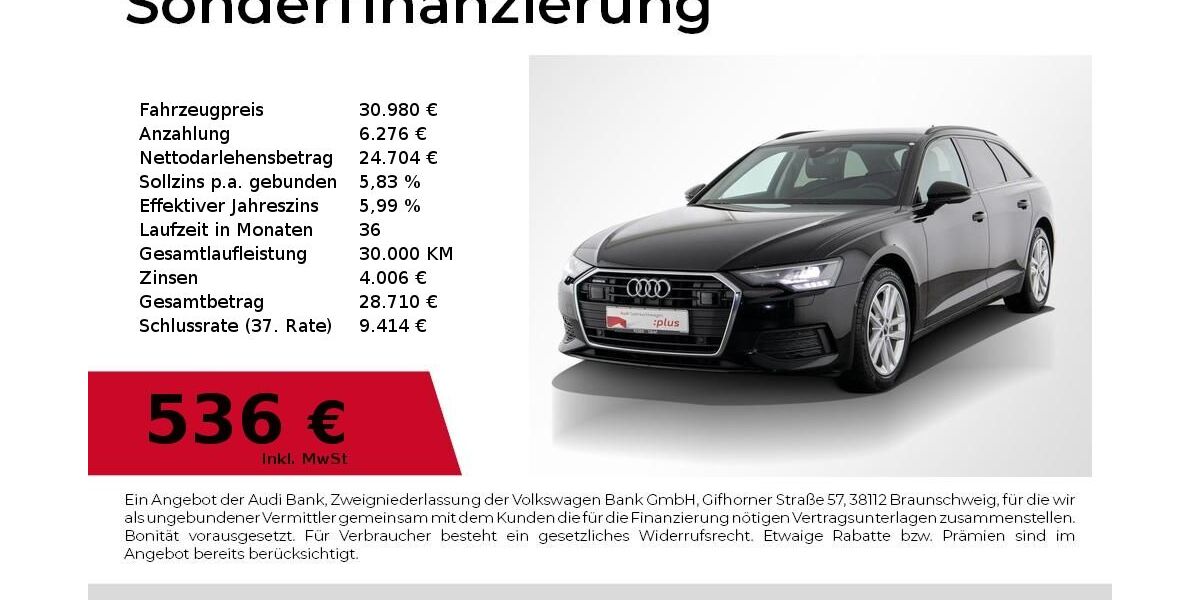 Audi A6 89.000 km 30.980 &euro; Nürnberg 90441