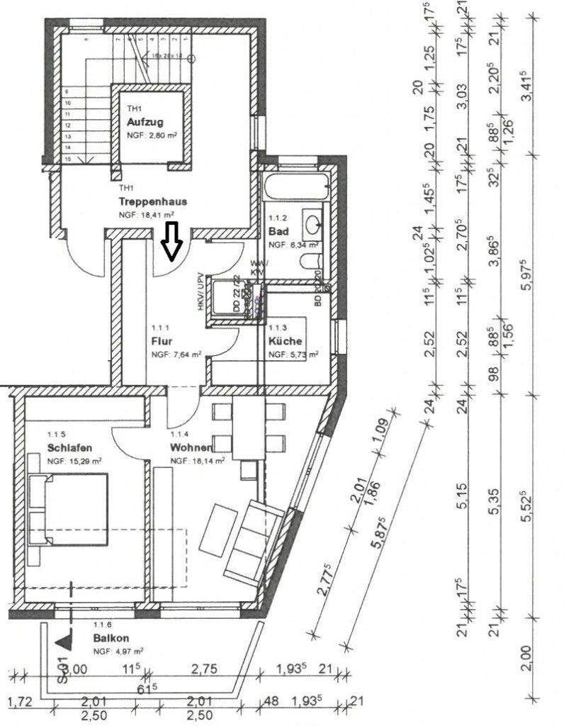 OFFENE BESICHTIGUNG So. 2.11., 14:30-15:30 Uhr in 90427 Nbg. Nord, Großgründl., Reutleser Str. 5: 2 Zi. ETW im 5 Fam.... 2 zimmer