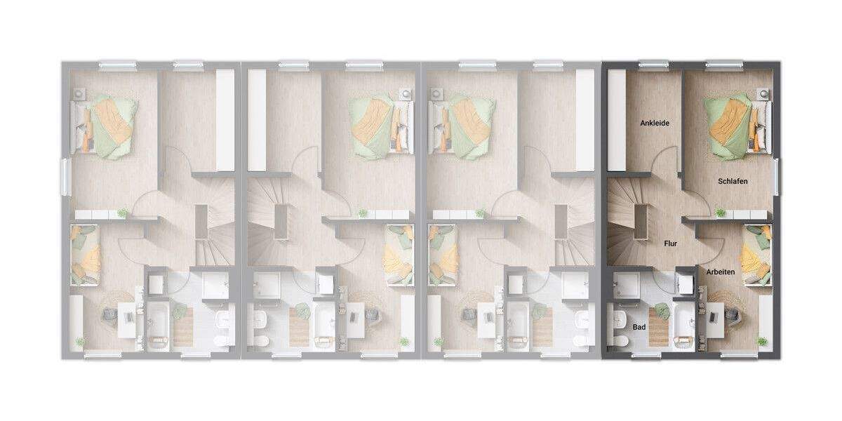 Reihenendhaus Forchheim - 5 Zimmer, 141 m&sup2;, 660.194&euro; | Angebot:24972287