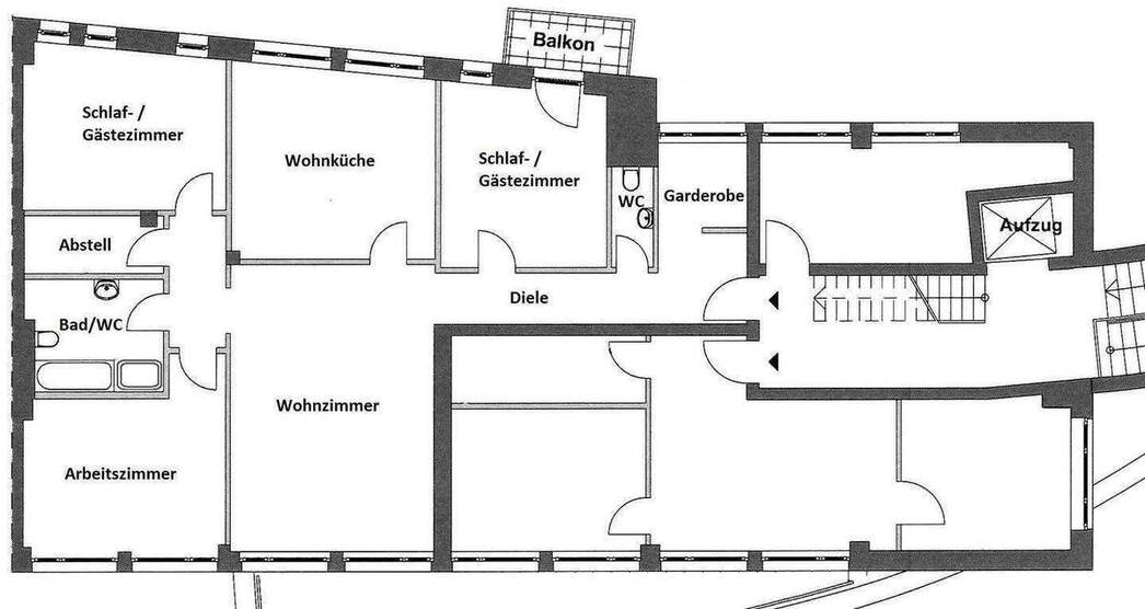 Nürnberg-Rosenau: Tolle 4-Zimmer-Wohnung mit Blick zur Burg Einbauküche Balkon Stellplatz 4 zimmer