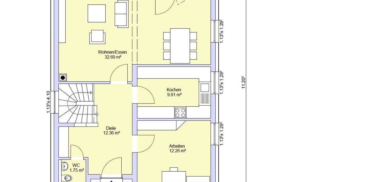 Einfamilienhaus Burgthann - 5 Zimmer, 130 m&sup2;, 676.000&euro; | Angebot:25689602