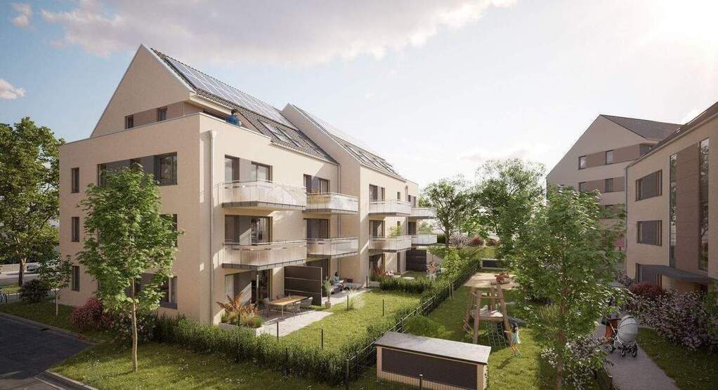 Verkaufsstart - Sonnige Gartenwohnung mit Süd-Terrasse und eigenem Garten, KfW 40 QNG 3 zimmer