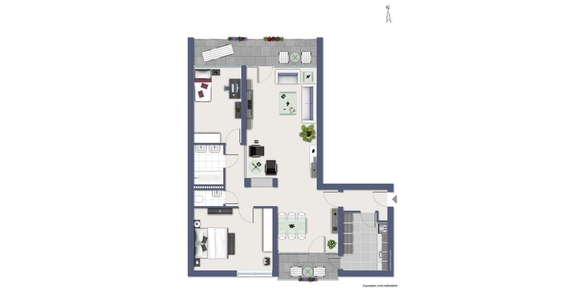 Etagenwohnung Nürnberg Nordostbahnhof - 3 Zimmer, 93 m&sup2;, 325.000&euro; | Angebot:25817335