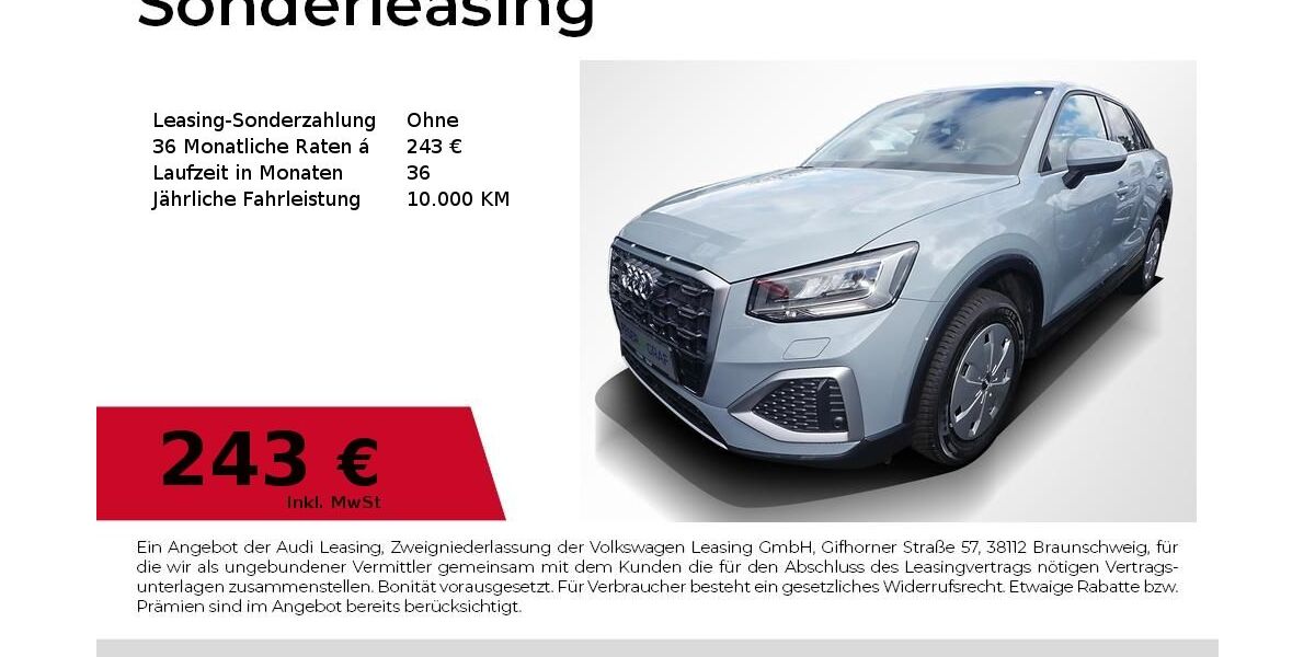 Audi Q2 6.974 km 26.340 &euro; Erlangen 91058