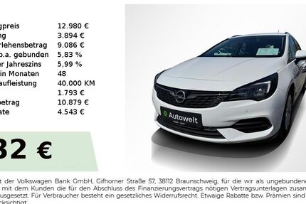 Opel Astra 30.850 km 12.980 &euro; Nürnberg 90431